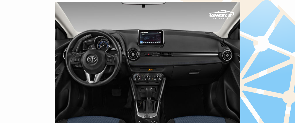 Toyota Yaris dashboard