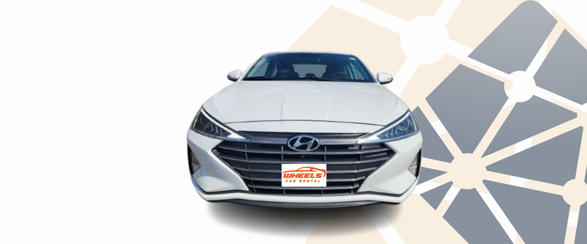 Hyundai Elantra for rent in salalah